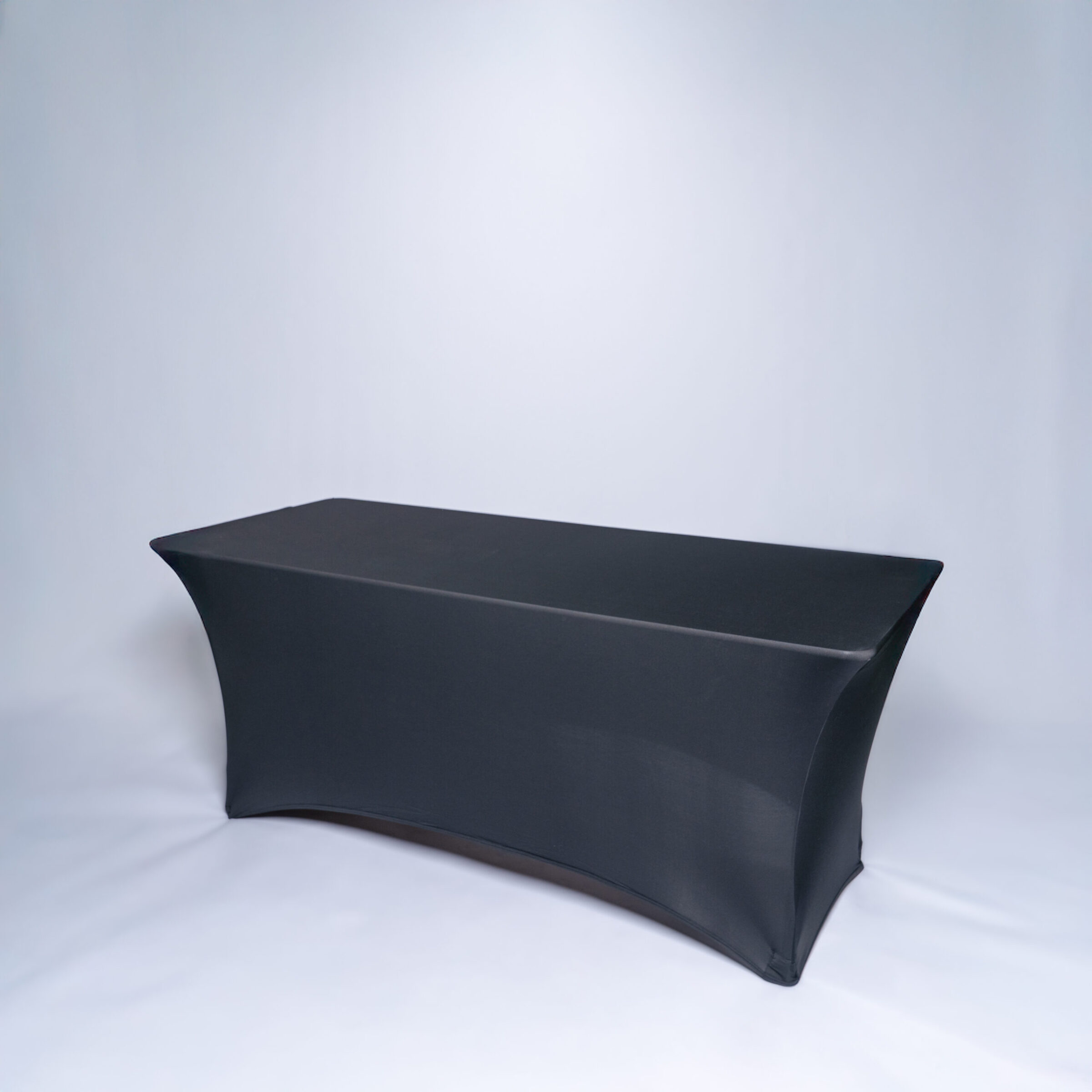 Housse table pliante rectangle noir
