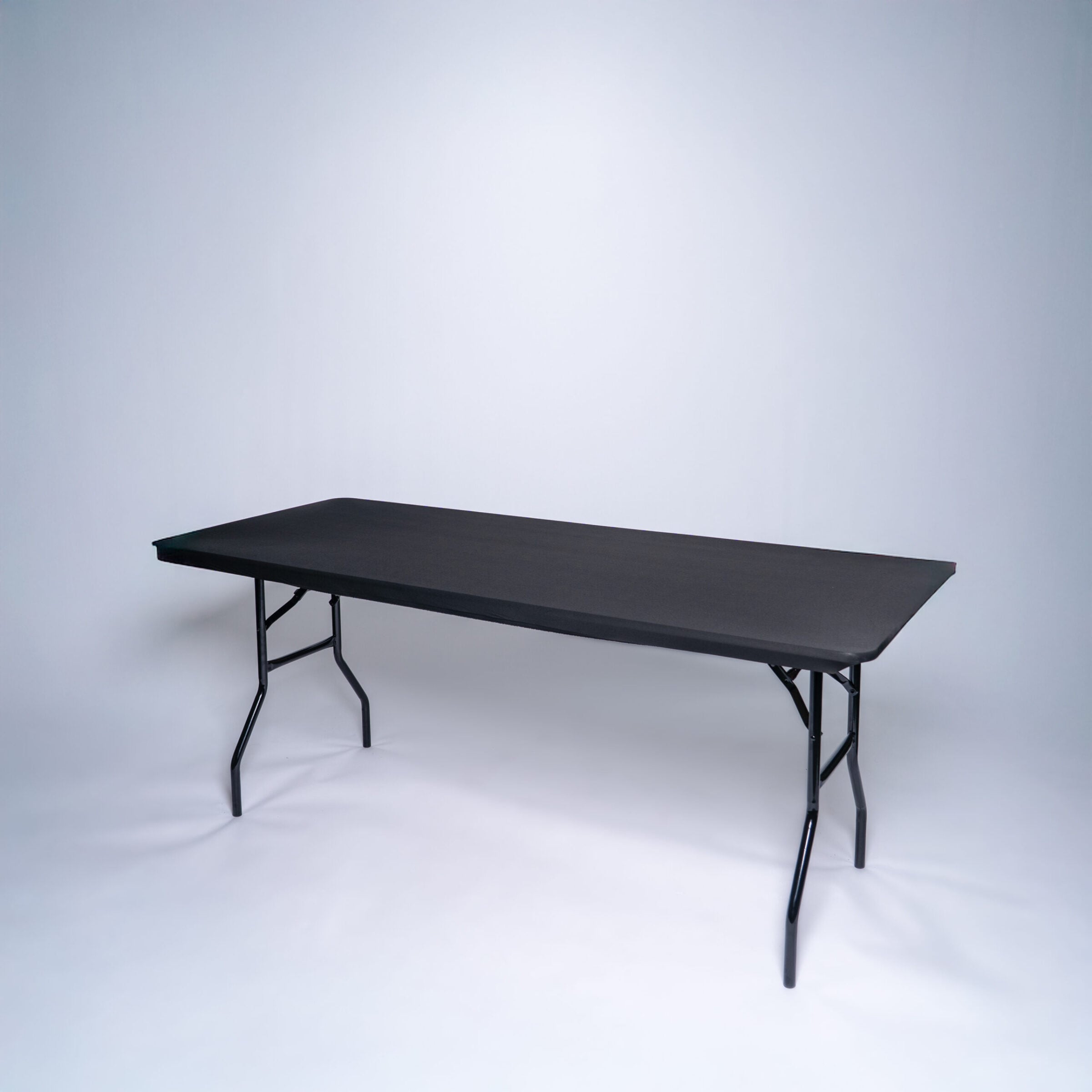 Sur-housse table rectangle traiteur Noir